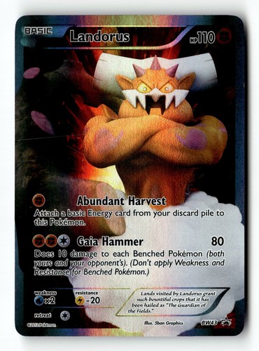 Pokemon card landorus - card,