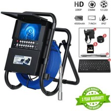 Telecamera fognaria 7" monitor telecamera ispezione tubi con contatore funzione DVR