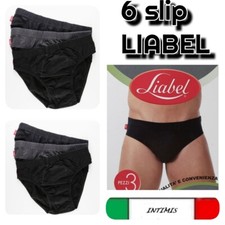 SET 6 SLIP UOMO COTONE 100%