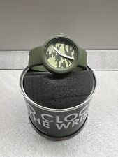 Orologio Full Spot O clock Camouflage Verde Oliva Unisex - Nuovo