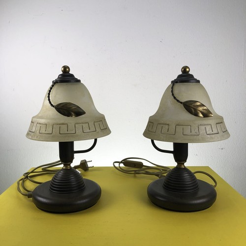 Coppia lampade vetro - lampade, e