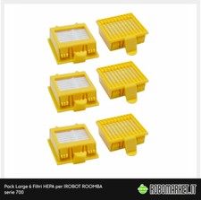 KIT RICAMBI 6 FILTRI HEPA PER