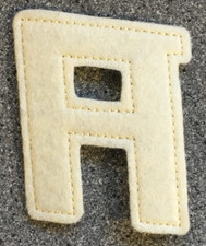 VINTAGE STILIZZATO LETTERA A