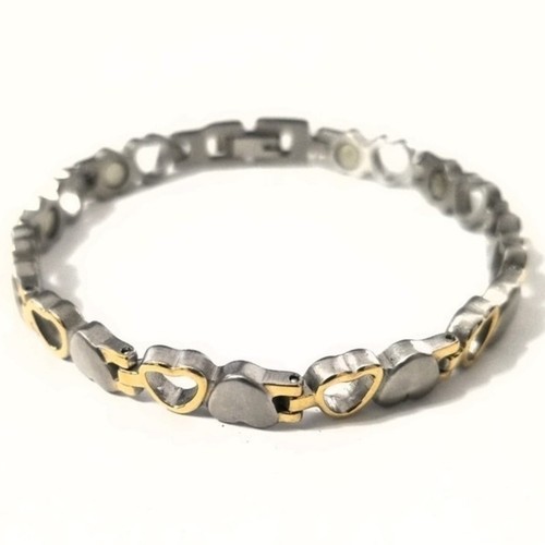 Bracciale magnetico acciaio - ,