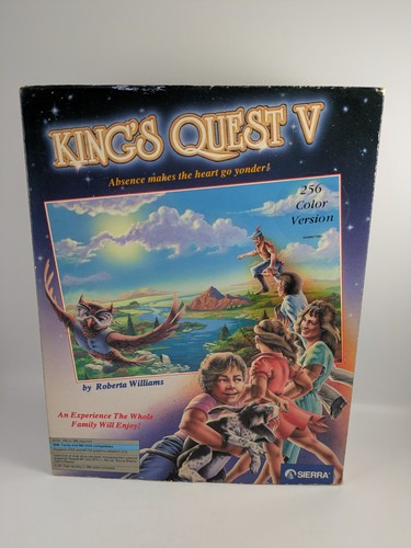 King quest ibm 5 25 - quest,
