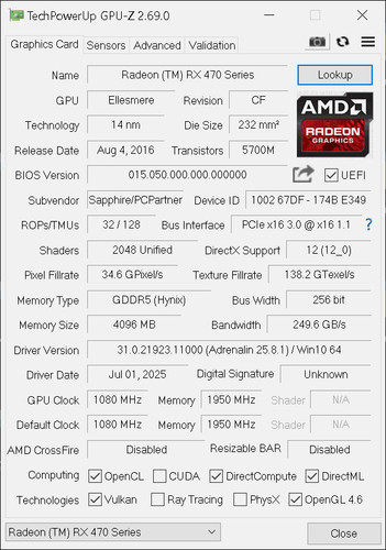 Sapphire amd radeon - sapphire, rx