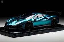 1/18 BBR Ferrari 488 Challenge EVO 2020 Chrome Blue Ltd.36 pcs-P18186ST*Defects