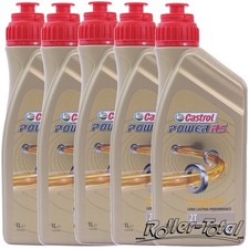 5x 1 litro CASTROL Power RS 2T