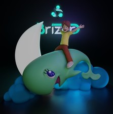 Choppy e la Balena Giuseppina fan art model kit stampa 3d