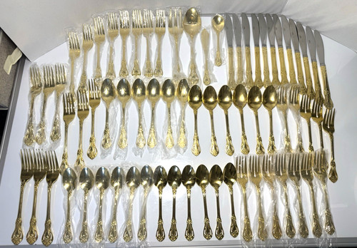 Set posate vintage placcate