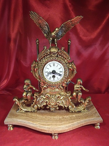 Antico orologio tavolo - antico,
