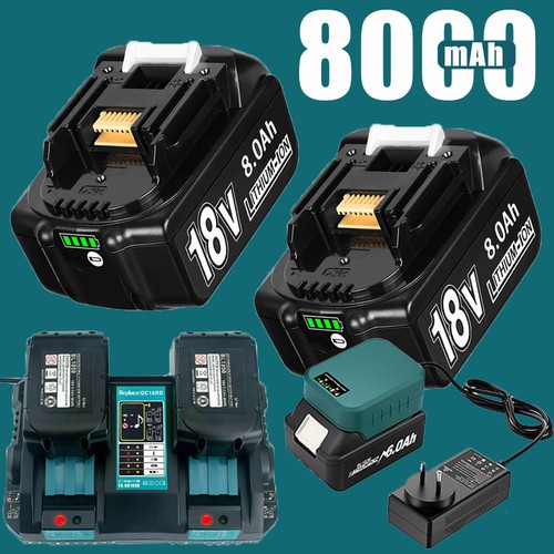 Batteria 0ah per makita - 4x, 6.0ah