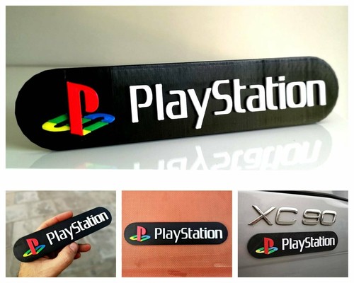 Sony playstation logo - 3d, /