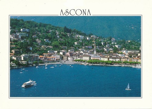 Vecchia cartolina ascona - vecchia,