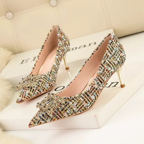 Decolte scarpe donna tweed