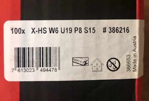 100 hilti u19 p8 - w6, s15