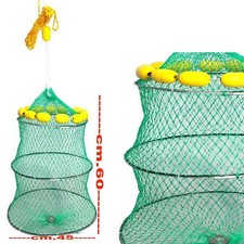 nassa galleggiante rete retino pesca belly boat kayak canoa porta pesci barca