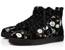 Nuove sneakers Christian Louboutin Louis Mystery Weapons ricamate LE 39,5 $2995