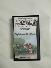 Vhs Cappuccetto Rosso - Le Mille e una Fiaba Cristina D'Avena