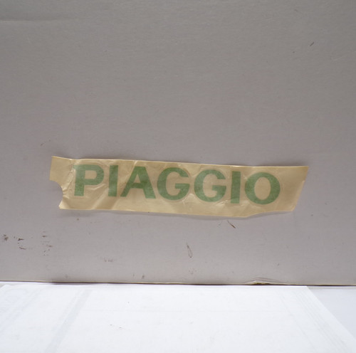 Targhetta adesiva piaggio - targhetta,