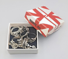 set 5 anelli stile gotico punk