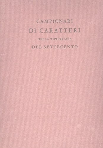 Campionari caratteri nella - di,