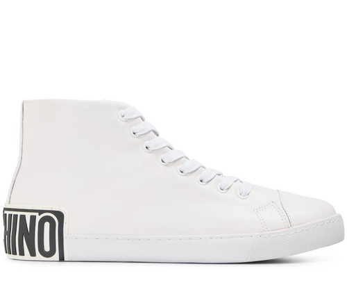 Moschino vulc logo mid top - moschino, mid-top