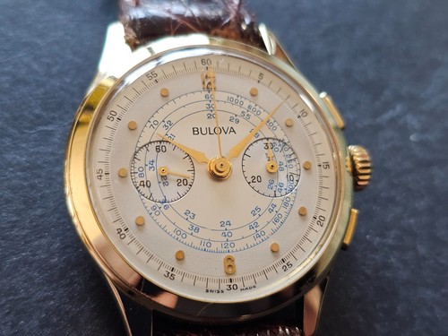 Bulova cronografo oro - bulova, cronografo,