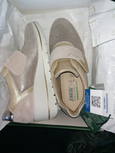 Sneakers donna zeppa enval - sneakers,