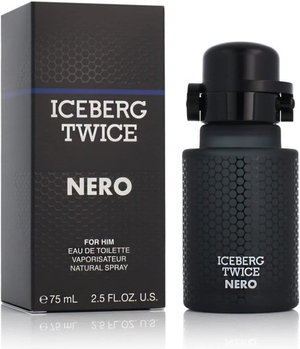 Iceberg twice nero man - twice, eau