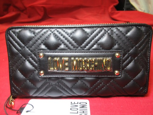 Love moschino black - black, zippered