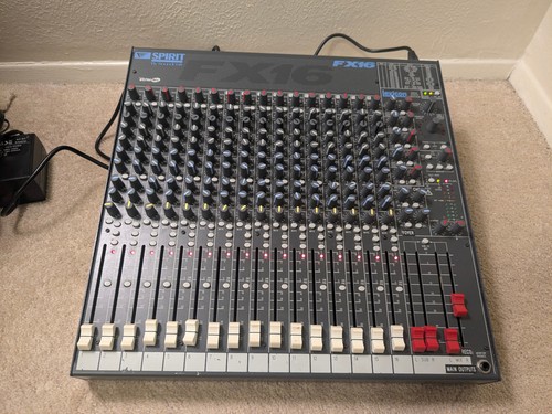 Soundcraft spirit fx16 - soundcraft,