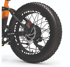 Adesivi Cerchi Bici FAT BIKE 20'' Pollici Ruota Bici Fat bike MTB rifrangente