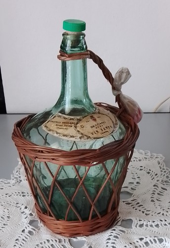 Vintage bottiglia vetro - bottiglia, verde