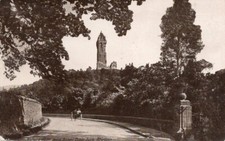 VINTAGE POSTCARD Wallace Monument STIRLING SCOTLAND Edwardian