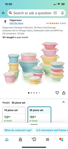 Tupperware heritage collection - tupperware,