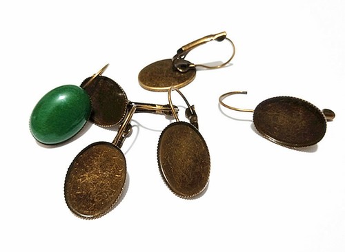 2coppie base orecchini - , con