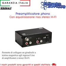 Preamplificatore phono Con equalizzazione riaa stereo HI-FI