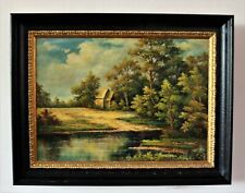 DIPINTO "PAESAGGIO CON LO STAGNO"