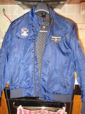 Giubbotto estivo impermeabile BLU tg. M con imbottitura estraibile.