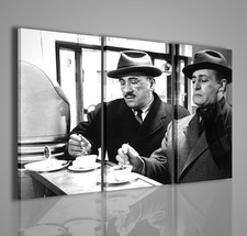 QUADRI MODERNI TOTO' E PEPPINO QUADRO MODERNO ARREDAMENTO CASA PIZZERIA LOCALE