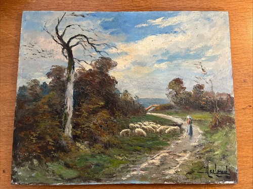Paysage bergère - « paysage, bergère »