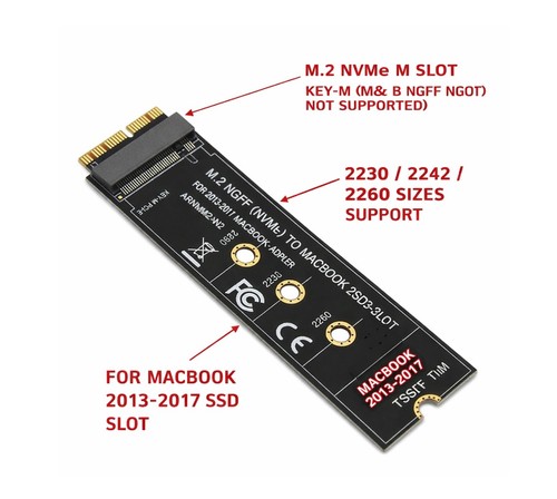 Scheda adattatore nvme ssd - adattatore,