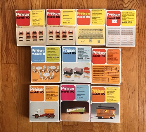 Preiser scale lot s - preiser, ho