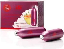 Isi 10 ricariche per sifone capsule cartucce montapanna panna montata