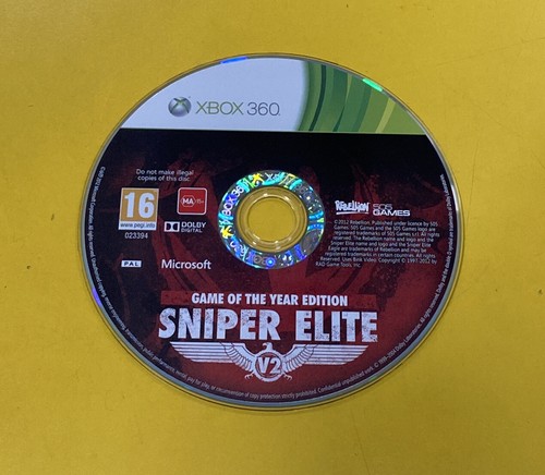 Sniper elite game - v2, of