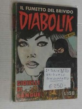 DIABOLIK 1° PRIMA serie N° 20-gioielli di sangue - FUMETTO BRIVIDO 1964 sodip