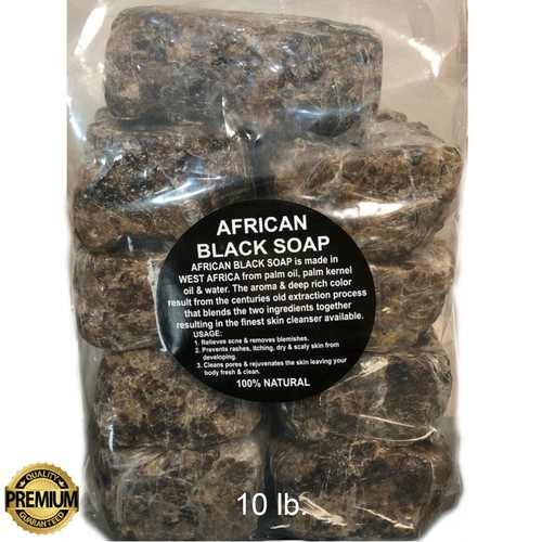 Sapone nero africano crudo - africano, 10