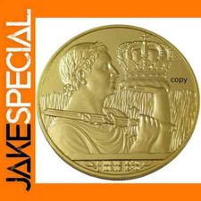 Replica 1940 Romania 12 Ducat Coin Carol II