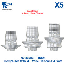 5x Base Ti Rotante DSI Dentale